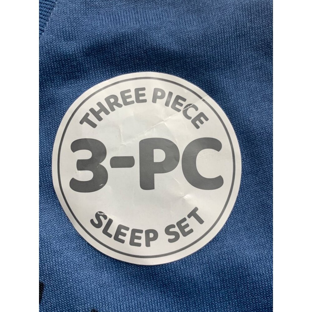 Minecraft Kids Boys 3-Piece Pajama Set With T-Shirt Shorts & Pants XS 4/5 - Picture 7 of 7